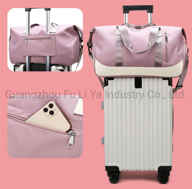 Dry Wet Separated Sport Duffel Bag Training Yoga Travel Overnight Weekend Shouder Bags