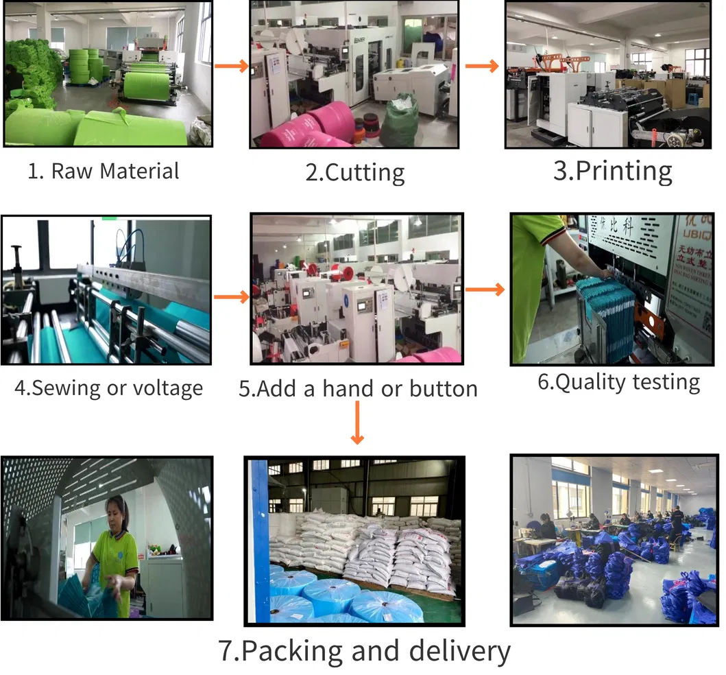 Eco Friendly Recyclable Biodegradable Customized Print Logo Promotional Non Woven Bag PP Non Woven Packaging Bagfashion Laser Shopping Bag Foldable Eco Grocery