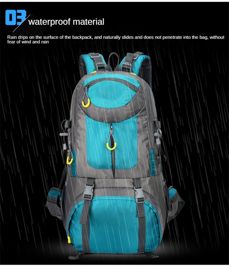 Factory Direct Outdoor Mountaineering Bag Men and Women Large Capacity Sports Backpack Camping Hiking Light Travel Bag