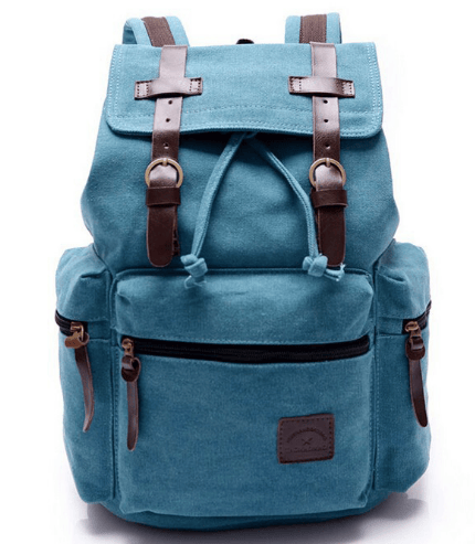Factory Direct Selling Retro Washed Cotton Cheap Canvas Backpack Bag Yf -Bb1608