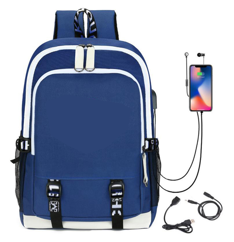 Factory Direct Smoking Shop USB Student Schoolbags Laptop Backpack Waterproof Oxford Travel Backpacks