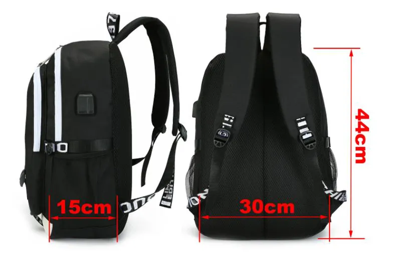 Factory Direct Smoking Shop USB Student Schoolbags Laptop Backpack Waterproof Oxford Travel Backpacks