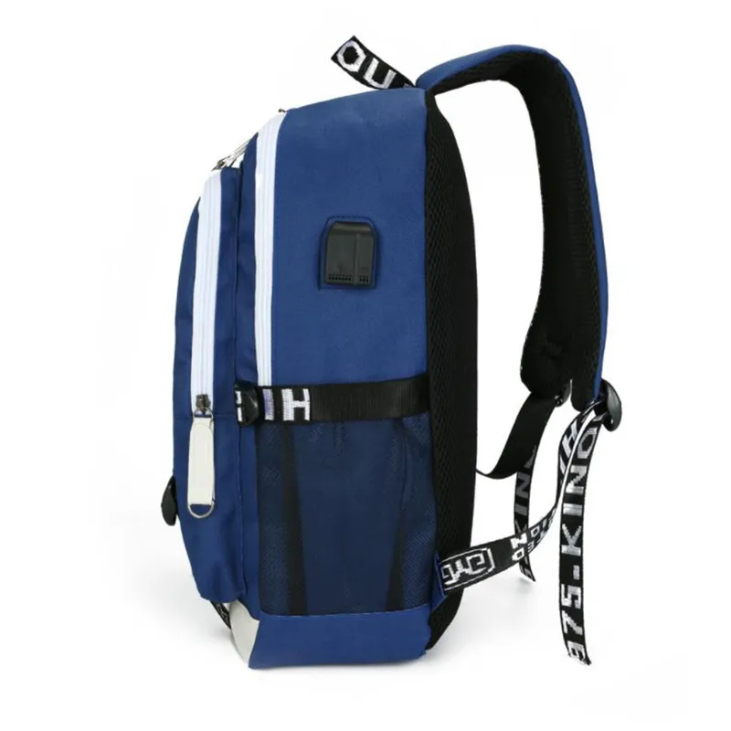 Factory Direct Smoking Shop USB Student Schoolbags Laptop Backpack Waterproof Oxford Travel Backpacks