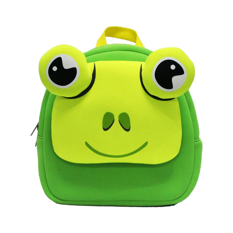 Factory Newest Designs Fashion Neoprene Unisex Toddle Anti-Lost Animal Cartoon Cute Outdoor Pre-School Travel Patented Children Doll Toy Kids Backpack Bag