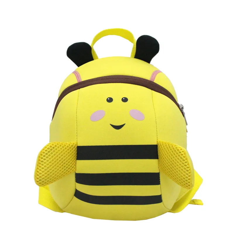 Factory Newest Designs Fashion Neoprene Unisex Toddle Anti-Lost Animal Cartoon Cute Outdoor Pre-School Travel Patented Children Doll Toy Kids Backpack Bag