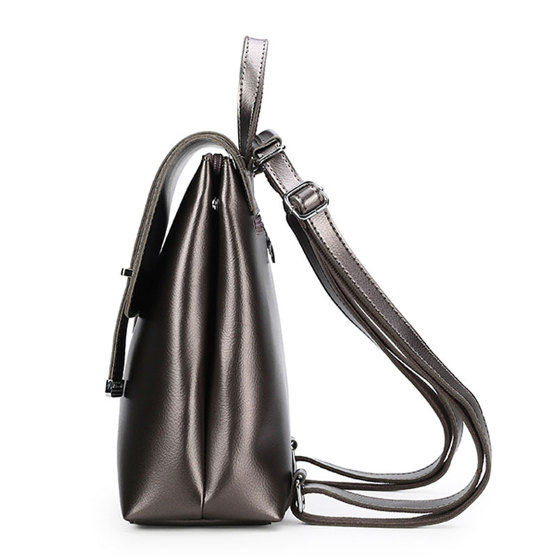 Fashion Daily Leisure Women Crocodile Pattern PU Leather Backpack