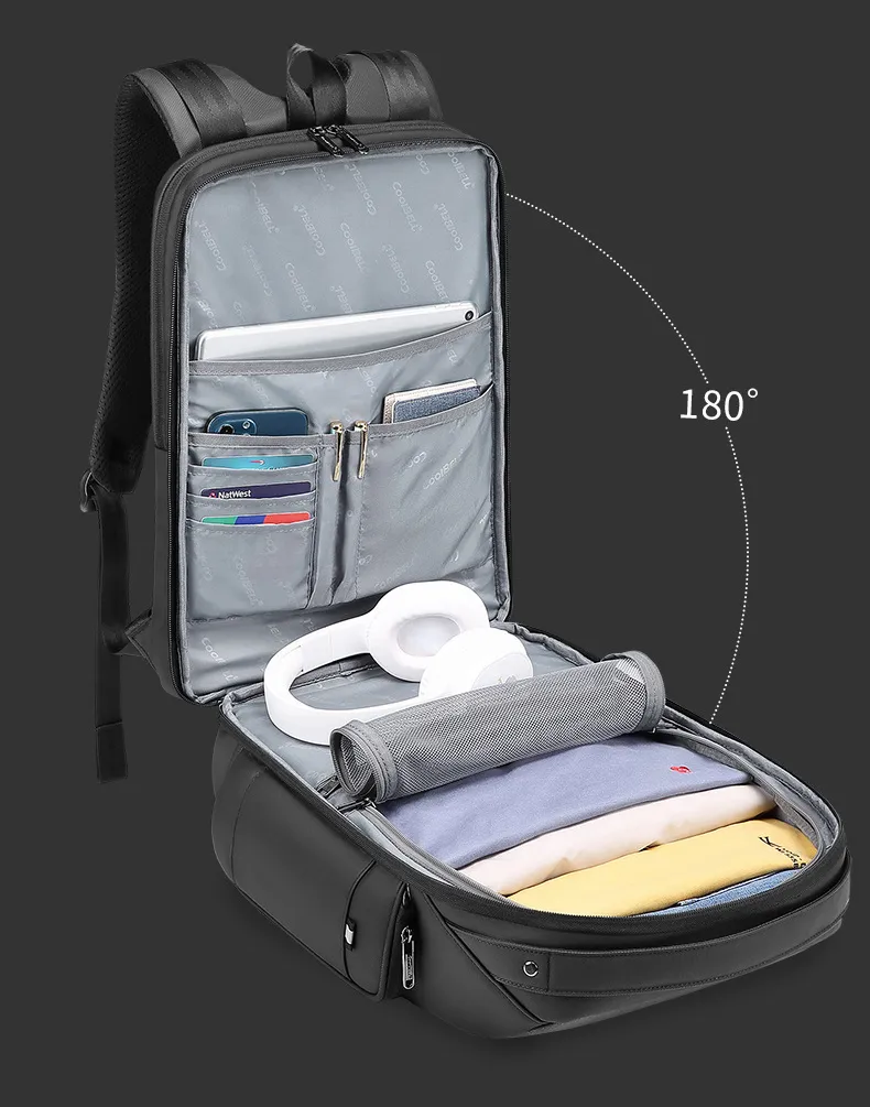 Fashion New Design Double Shoulder Business Travel MacBook Air PRO Laptop Notebook Computer College School Backpack Pack Bag (CY6925)