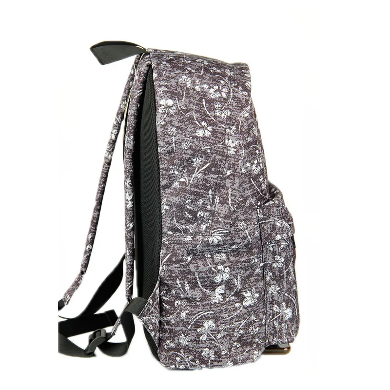 High-Quality Custom Printed Vintage European Style Leisure Bookbag Casual Travel Outdoor Laptop Book Pack School Bags Backpack