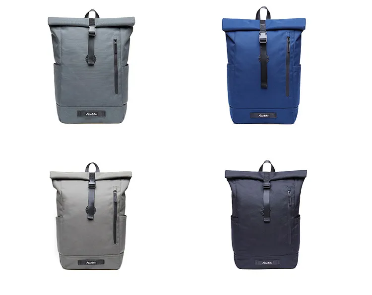 High Quality Polyester Waterproof Travel Roll Top Bag Rolling Backpack
