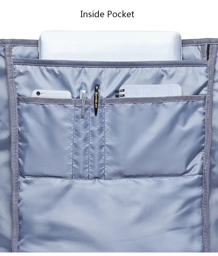 High Quality Polyester Waterproof Travel Roll Top Bag Rolling Backpack