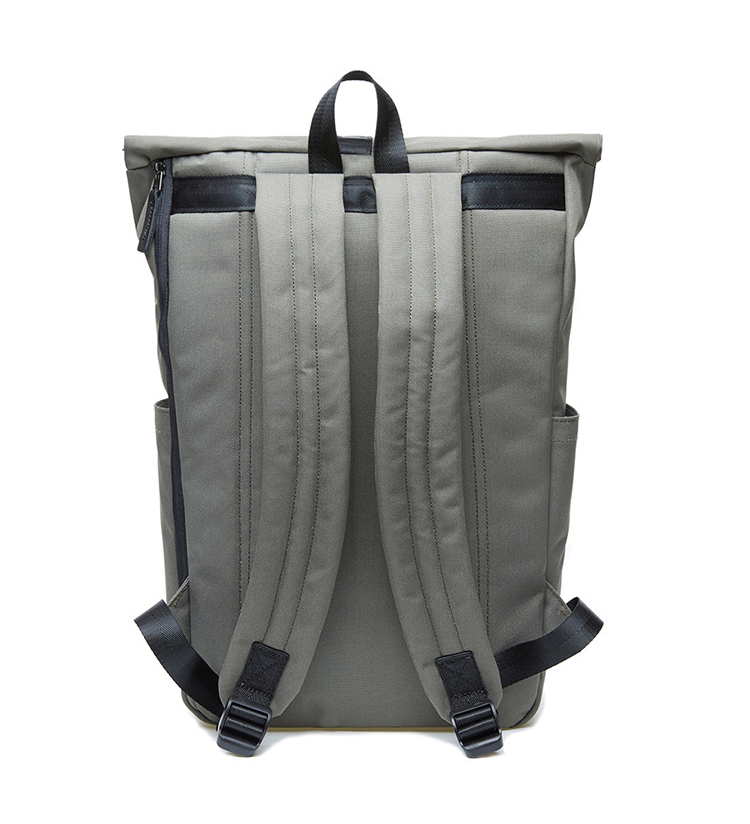 High Quality Polyester Waterproof Travel Roll Top Bag Rolling Backpack