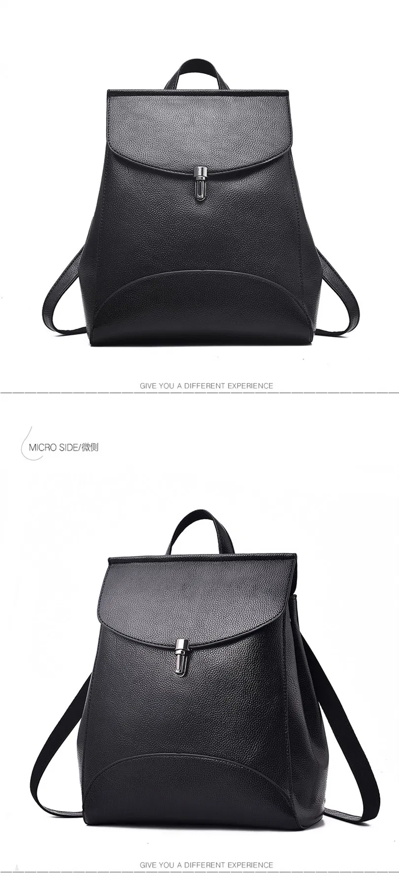 Hot Fashion PU Women Backpack for Girls Bagpack Mochila