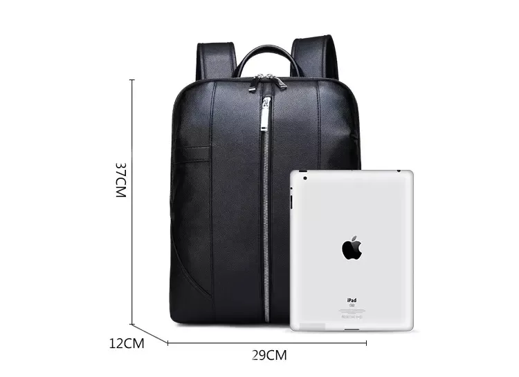 Hot Selling PU Leather School Laptop Business Backpack