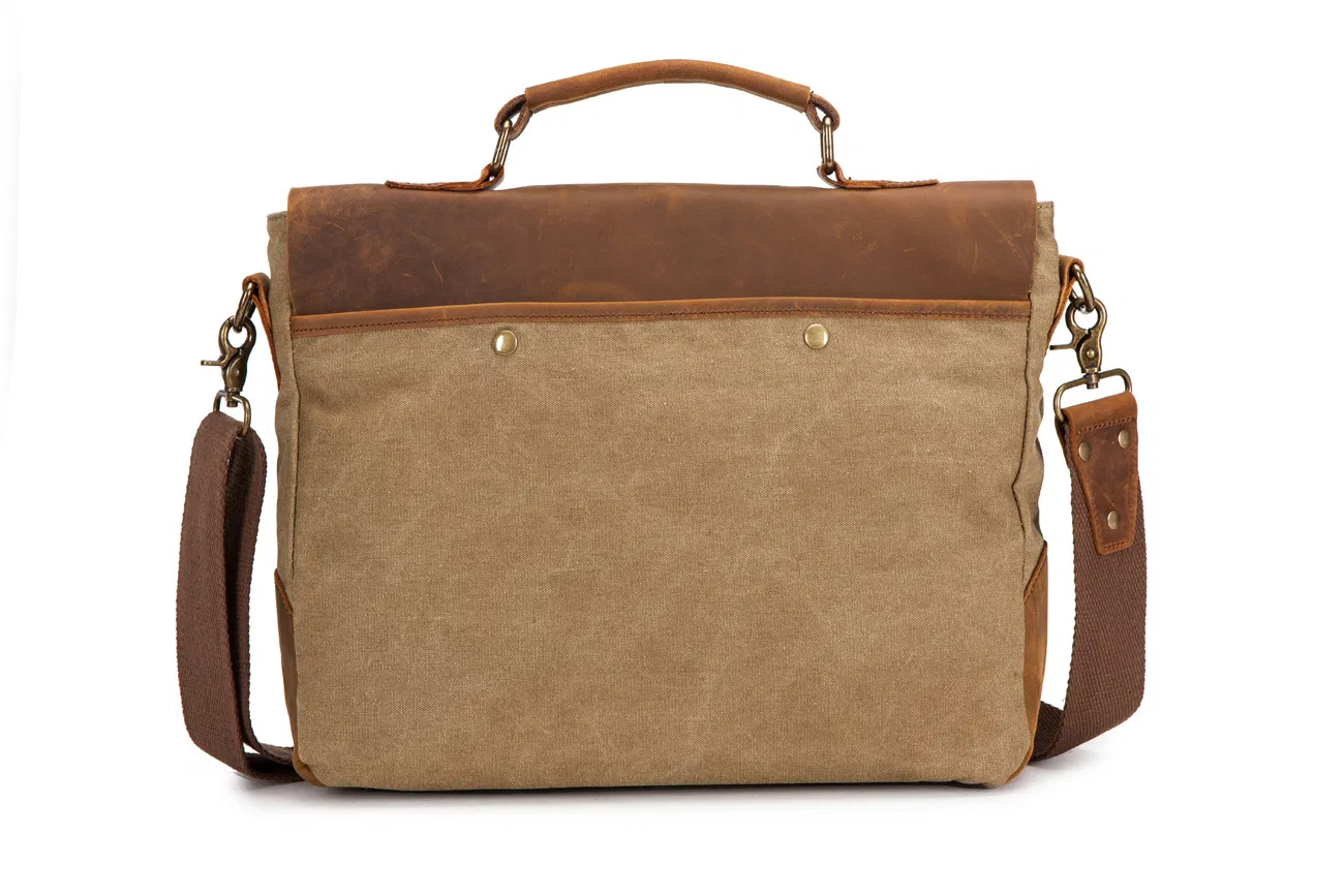 Khaki Canvas Newest Shoulder Bag Messenger Bag