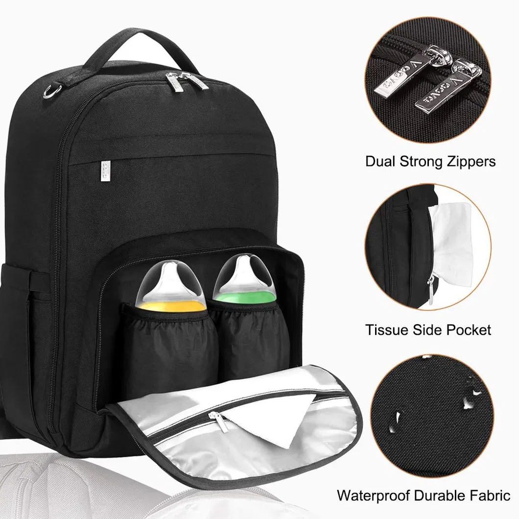 Large Capacity Wholesales Customized Travel Mummy Shoulder Diaper Backpack