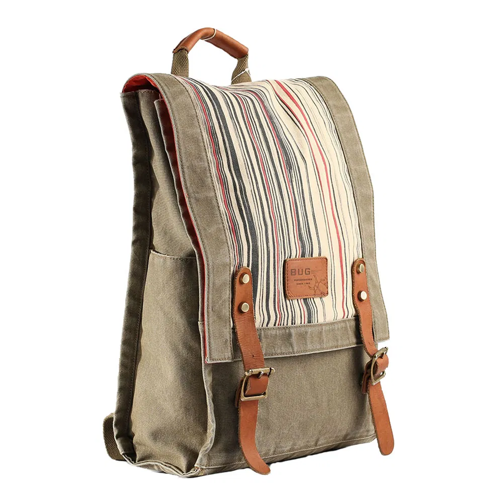 Latest Design Fancy Canvas School Backpack Canvas Rucksack