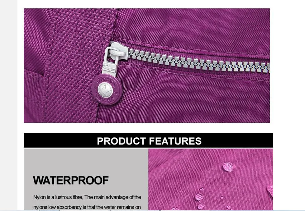 Messenger Bag for Women Luxury Designer Purses and Handbag Nylon Top-Handle Bags Lady Casual Bolsa Feminina Mujer 2020