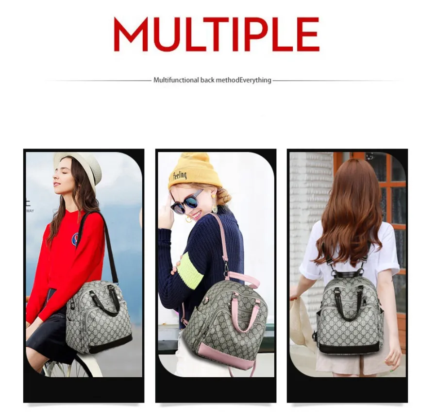 Mini Women Backpack Shoulder Casual Travel Handbag School Bag