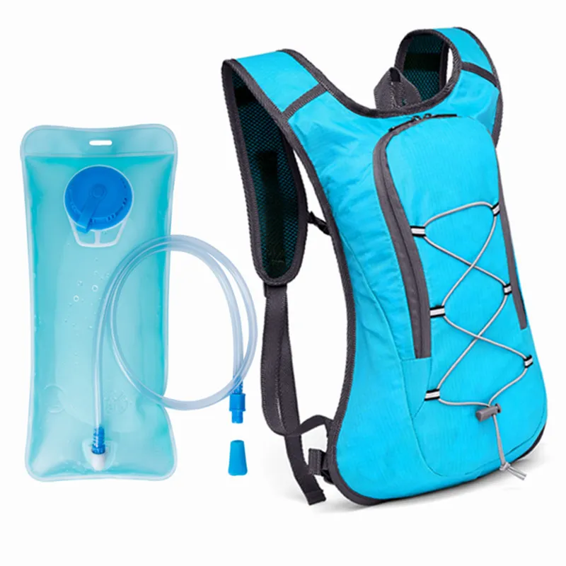 Mixed Color Mulitifuction Hydration Packs with 2L Water Bladder Travel Backpack