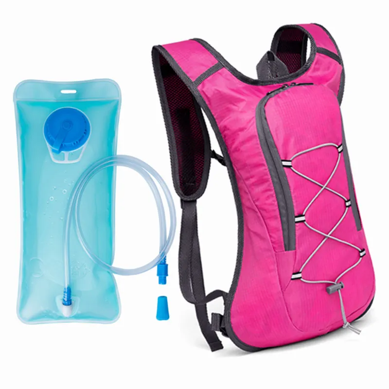 Mixed Color Mulitifuction Hydration Packs with 2L Water Bladder Travel Backpack