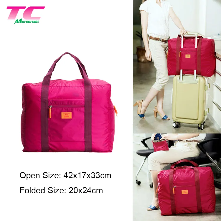 Morecredit 4th Upgrade Foldable Travel Overnight Luggage Duffle Bags for Wholesale, 6 Colors Lightweight Travel Suitcase Baggage Storage Bag