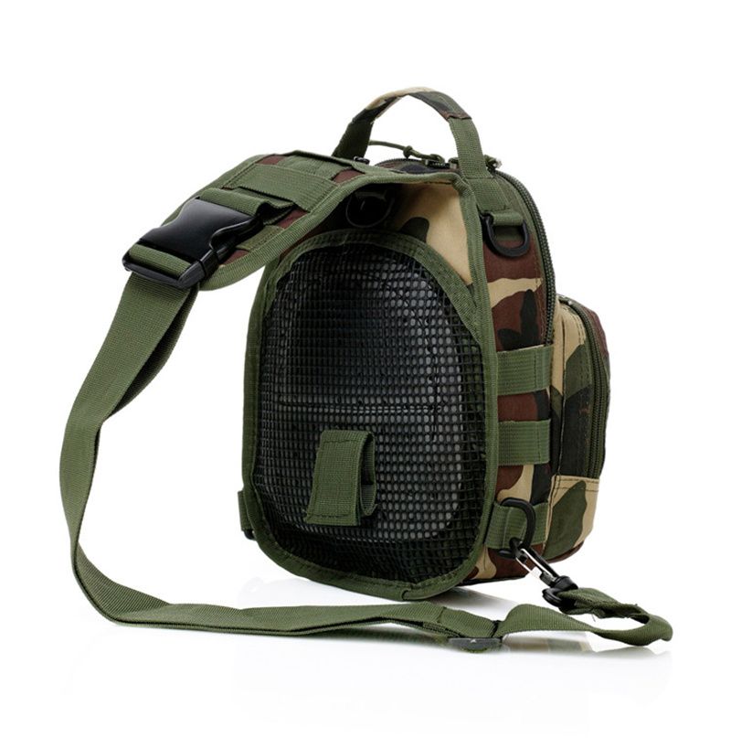 Multicolors Military Style Fans Outdoor Tactical Chest Pack Shoulder Messenger Bag