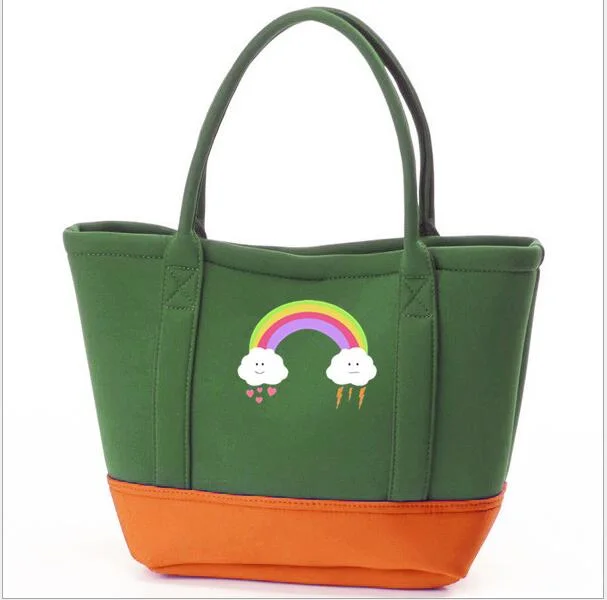 Neoprene Tote Bag Women Fashion Handbag for Traveling Shopping