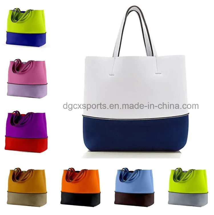 Neoprene Tote Bag Women Fashion Handbag for Traveling Shopping