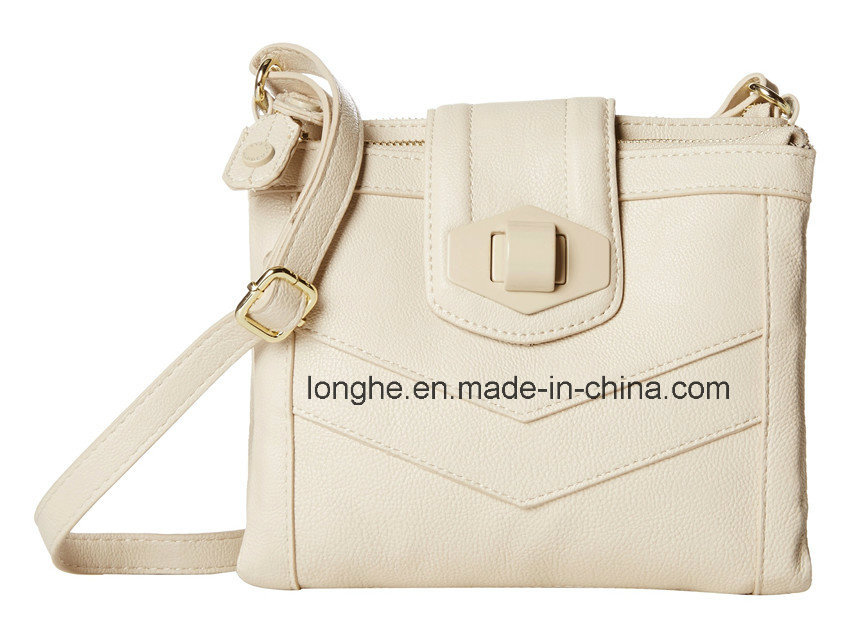 New Arrival Pebbled PU Leather Ladies Shoulder Handbag (ZXS0104)