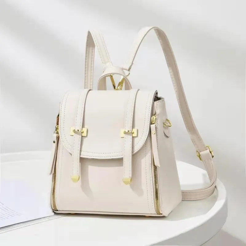 New Fashion Crocodile Pattern Backpack Waterproof and Wear-Resistant Shopping Travel Bag