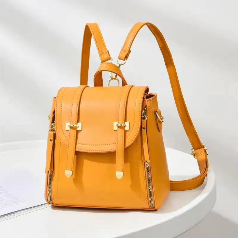 New Fashion Crocodile Pattern Backpack Waterproof and Wear-Resistant Shopping Travel Bag