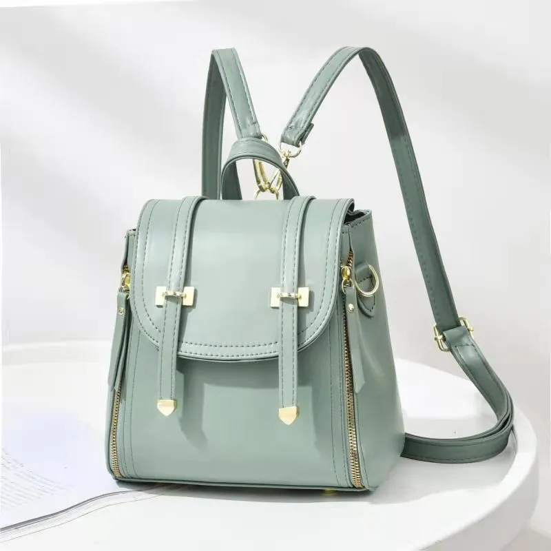 New Fashion Crocodile Pattern Backpack Waterproof and Wear-Resistant Shopping Travel Bag