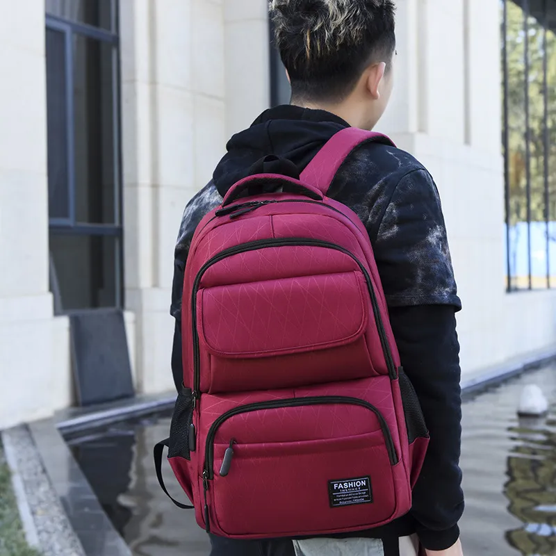 New Korean Version of The Large Capacity Backpack Female Backpack Trend Multi - Pocket Fashion Casual Backpack