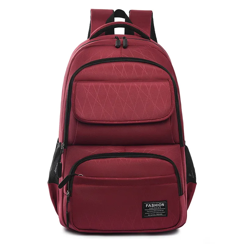 New Korean Version of The Large Capacity Backpack Female Backpack Trend Multi - Pocket Fashion Casual Backpack
