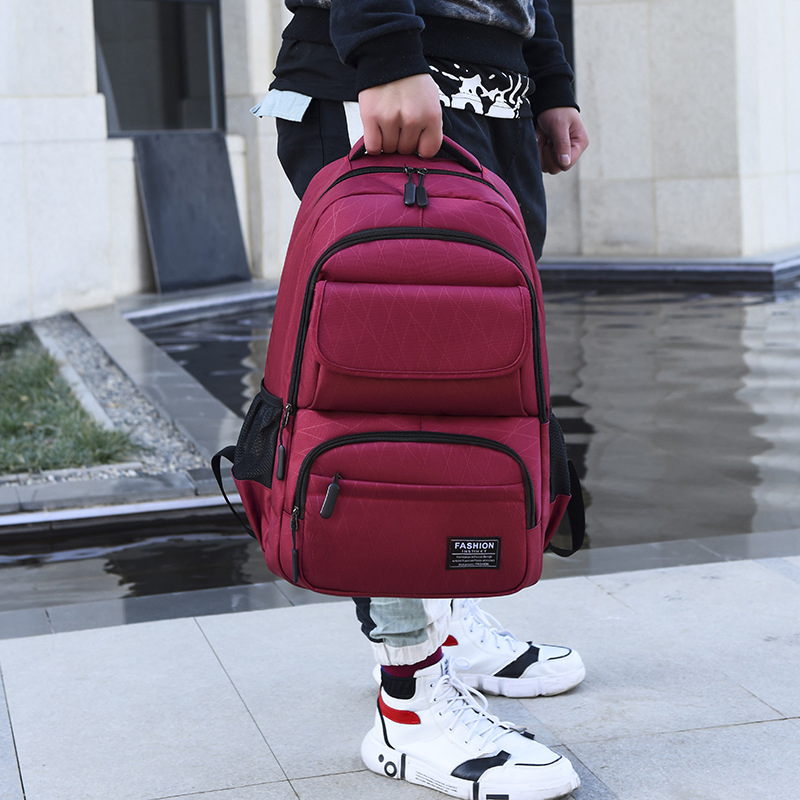 New Korean Version of The Large Capacity Backpack Female Backpack Trend Multi - Pocket Fashion Casual Backpack