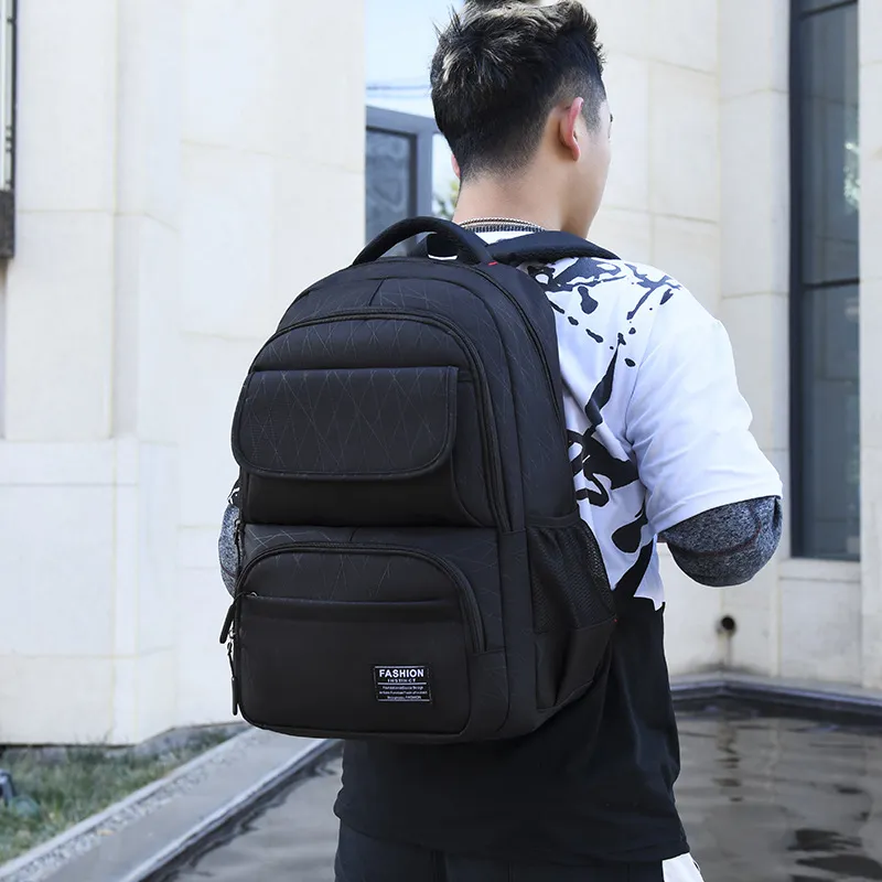 New Korean Version of The Large Capacity Backpack Female Backpack Trend Multi - Pocket Fashion Casual Backpack