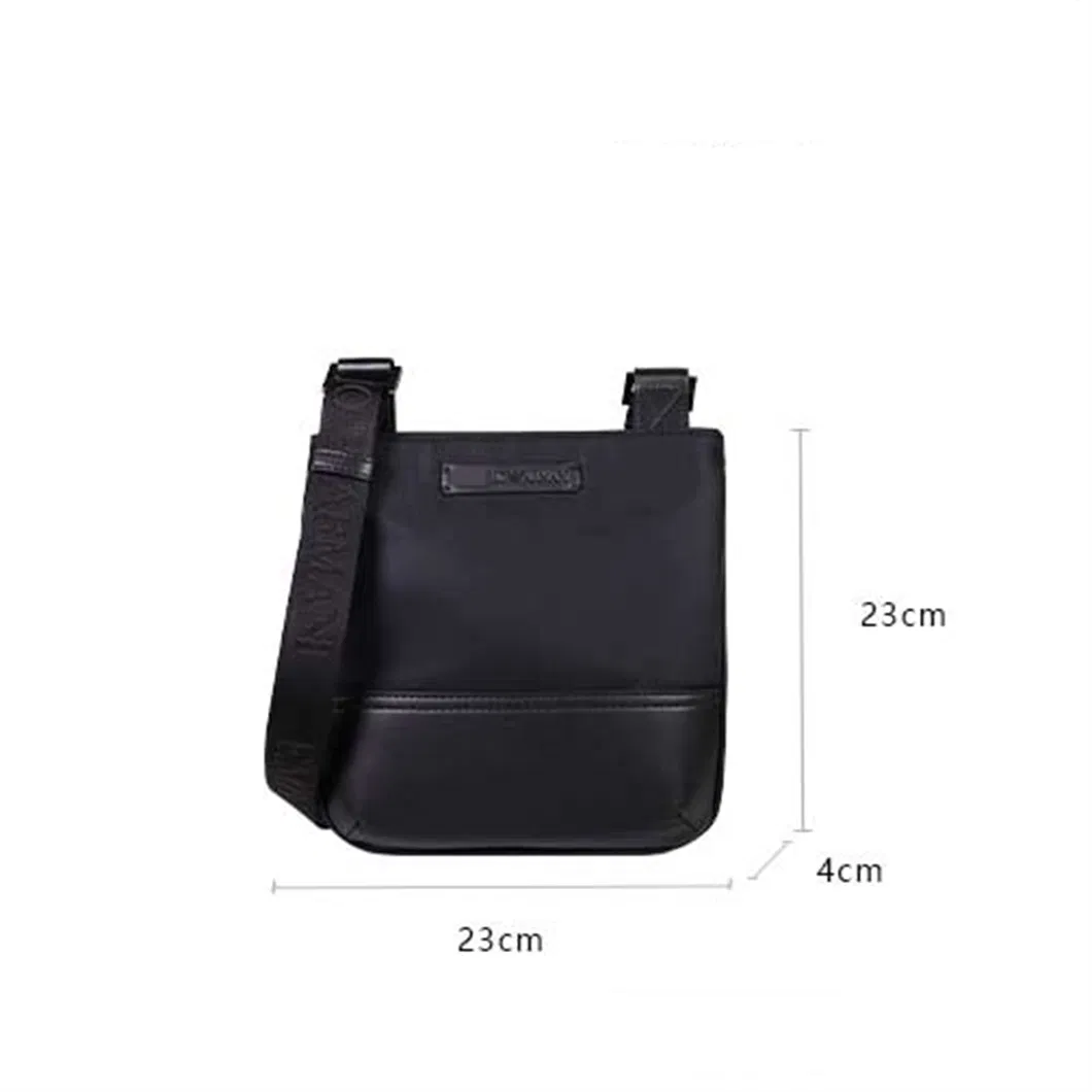 New Luxury Brand Fashion Men′s Small Mixed Material Shoulder Bags Am*Ni Replicas Zipper fashion Messenger Crossbody Bags