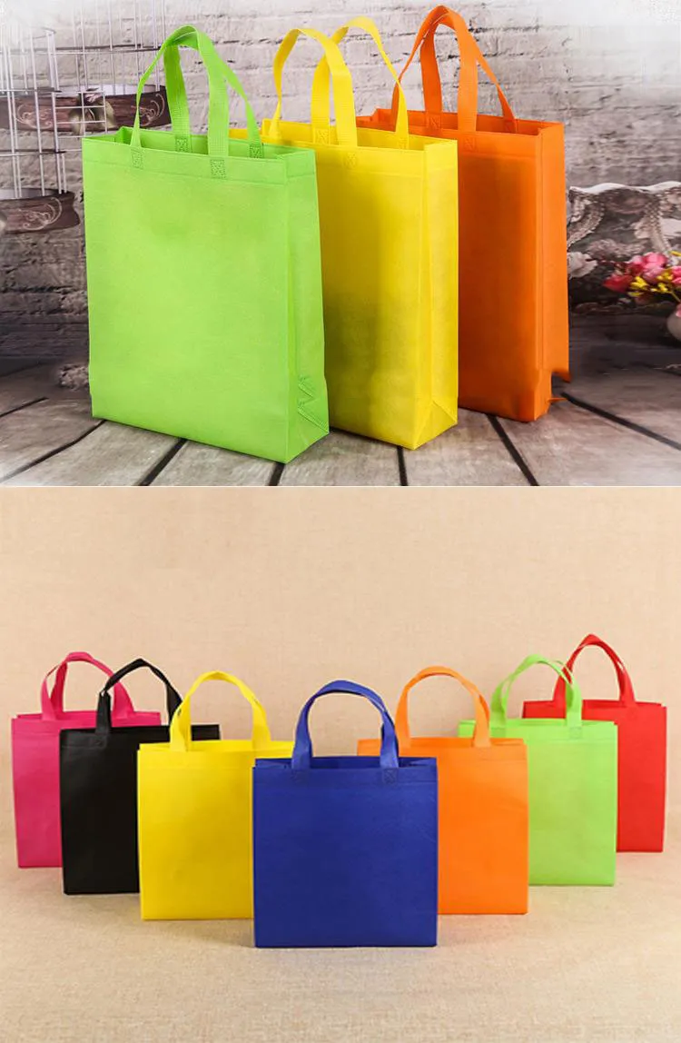 Non-Woven Bag Customize Accordion Pocket Environmental Hand Bag
