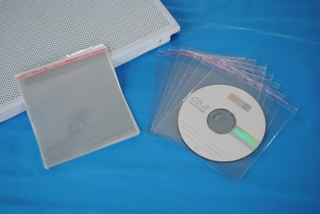 OPP CD Sleeve DVD Sleeve Plastic CD Sleeve Clear