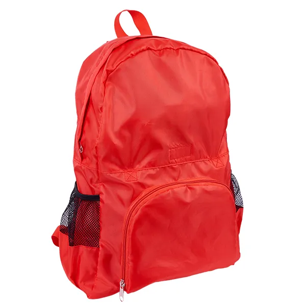 Red 420d Folding Bag for Traveling