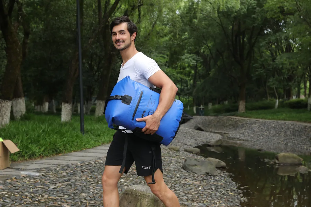 Roll Top Waterproof Bag 30L Capacity Travel Bag Backpack Fashion Bag Ffor Outdoors