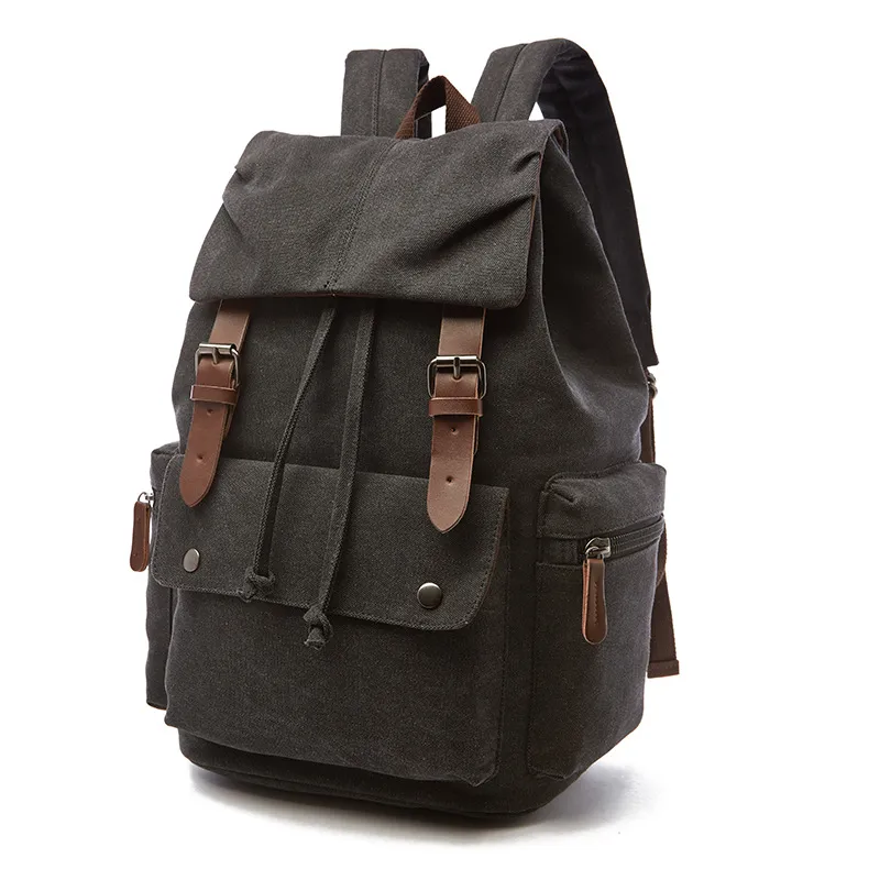 SA56 Large Capacity Daypack Sport Rucksack Mens Travelling Durable Mountaineering Travel Camping Hiking Laptop Backpacks Canvas Shoulder Backpack