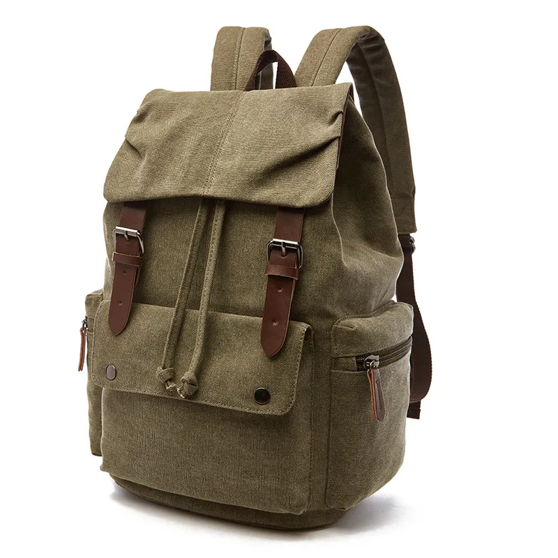 SA56 Large Capacity Daypack Sport Rucksack Mens Travelling Durable Mountaineering Travel Camping Hiking Laptop Backpacks Canvas Shoulder Backpack