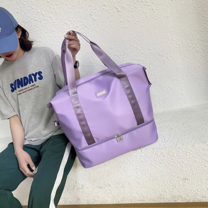 Travel Duffel Bag Sports Tote Gym Bag Workout Duffel Bag Shoulder Weekender Overnight Bag