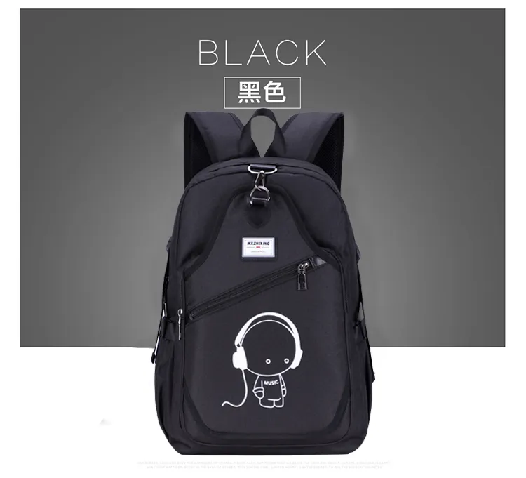 Travel Laptop Backpack with USB Charging Port Slim Durable College School Computer Book Bag