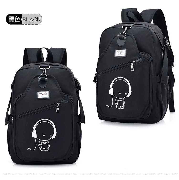 Travel Laptop Backpack with USB Charging Port Slim Durable College School Computer Book Bag