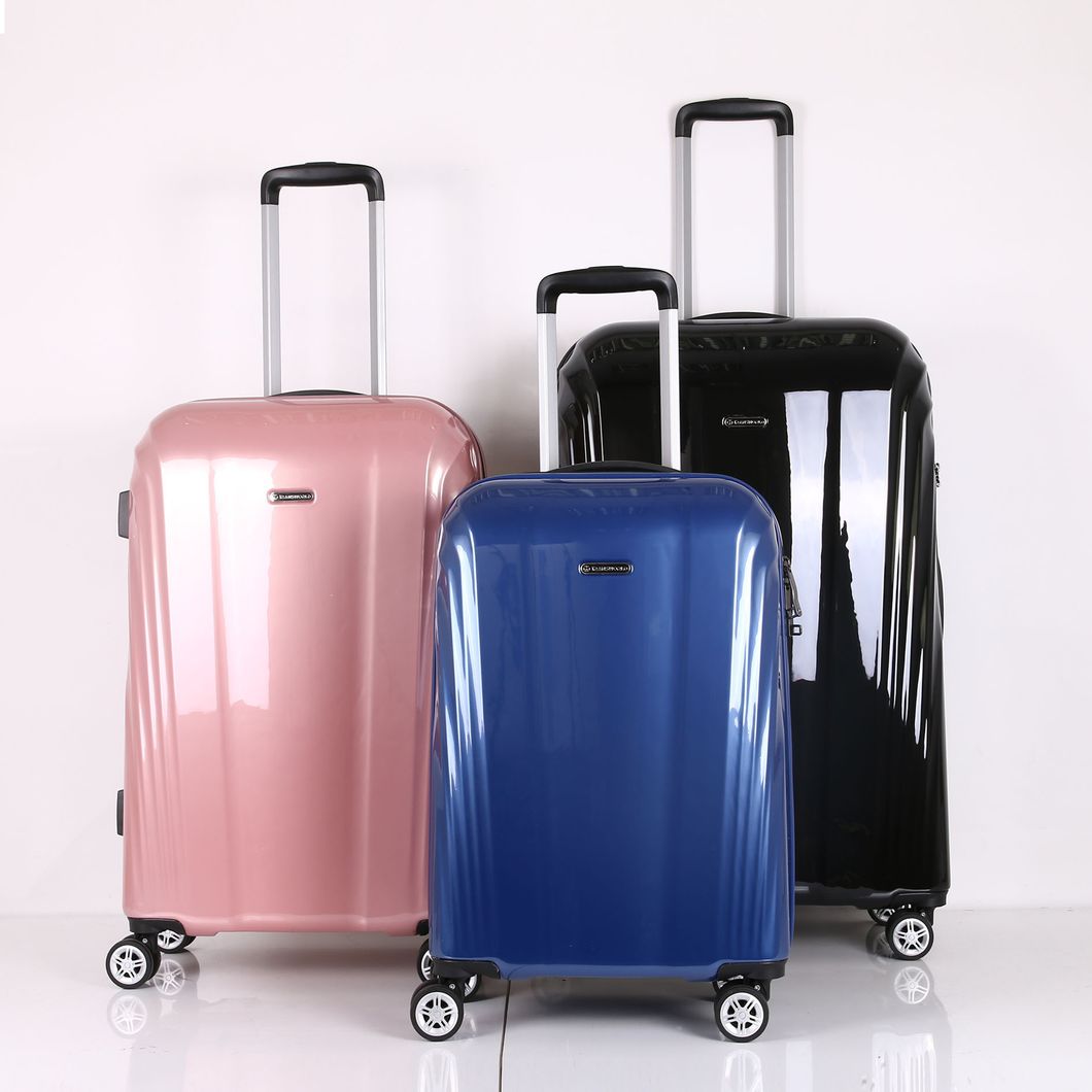 Trendy Matte Style ABS Polycarbonate Trolley Hard Wheeled Luxury Suitcase