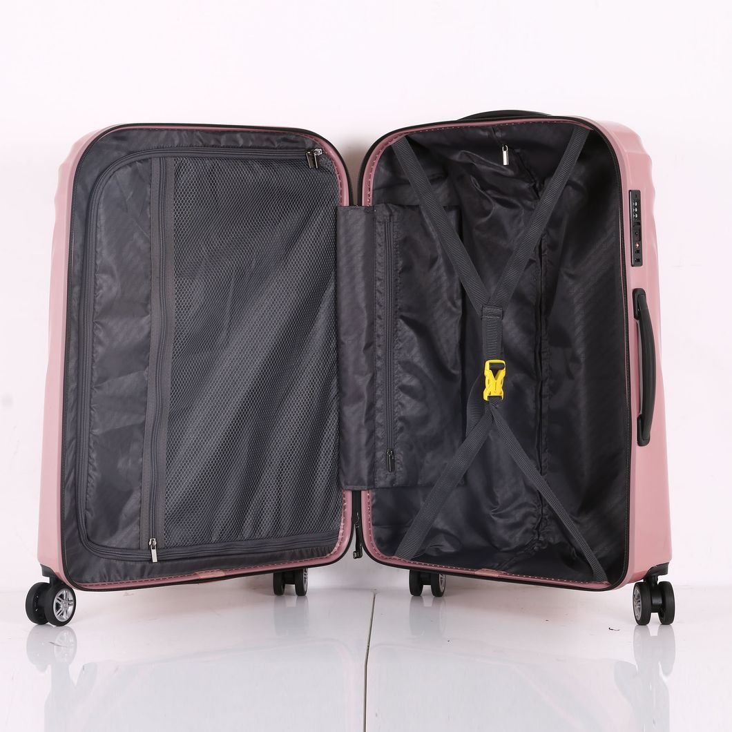 Trendy Matte Style ABS Polycarbonate Trolley Hard Wheeled Luxury Suitcase