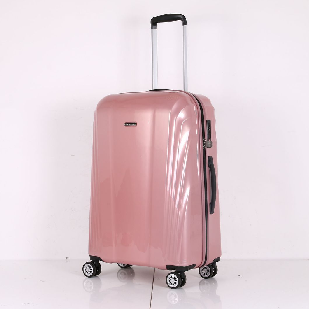 Trendy Matte Style ABS Polycarbonate Trolley Hard Wheeled Luxury Suitcase