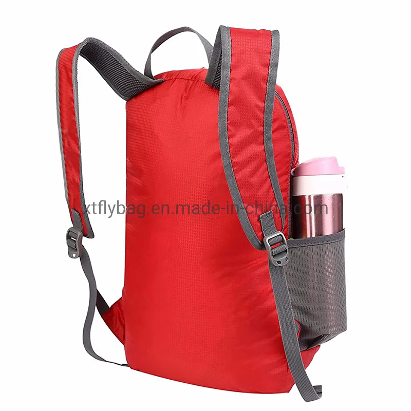 Trendy Style Travel Backpack Durable Waterproof Nylon Hiking Daypack Foldable Backpack with Large Internal Space